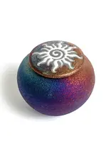 Raku Pottery Works Mini Silhouette Dreamcatcher Jar