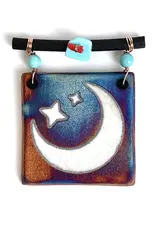 Raku Pottery Works Small Dreamcatcher Tile