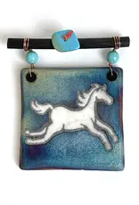 Raku Pottery Works Small Dreamcatcher Tile