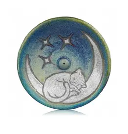 Raku Pottery Works Silhouette Incense Burner