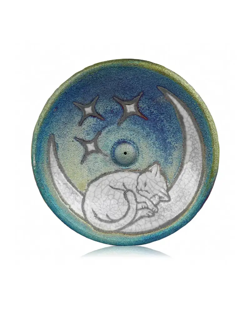 Raku Pottery Works Silhouette Incense Burner