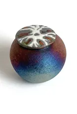 Raku Pottery Works Mini Silhouette Dreamcatcher Jar