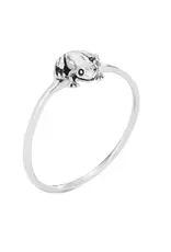 Tiger Mountain Ribbit Sterling Silver Frog Ring