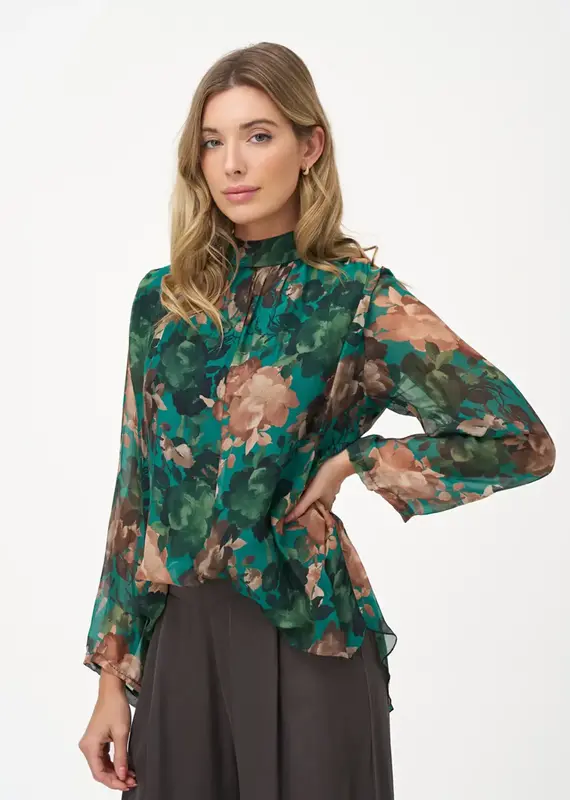 M Made In Italy High Neck Top