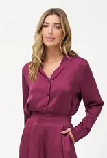 M Made In Italy V-Neck Button Front Top