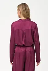M Made In Italy V-Neck Button Front Top