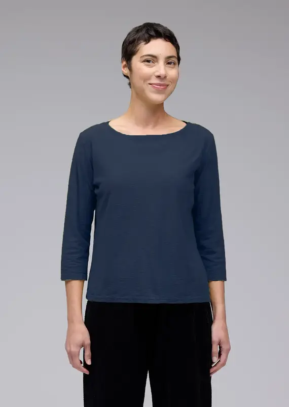 Cut Loose 3/4 Sleeve Boatneck Tee