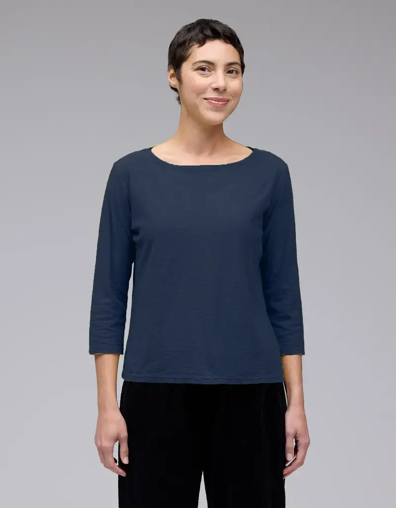 Cut Loose 3/4 Sleeve Boatneck Tee