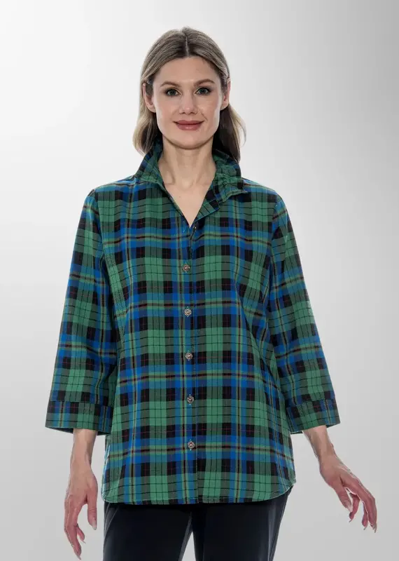 Toofan Checkered Long Sleeve Top
