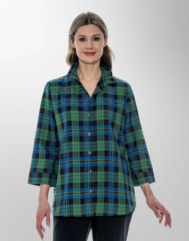 Toofan Checkered Long Sleeve Top