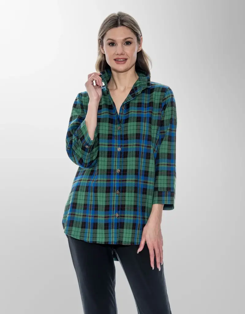 Toofan Checkered Long Sleeve Top