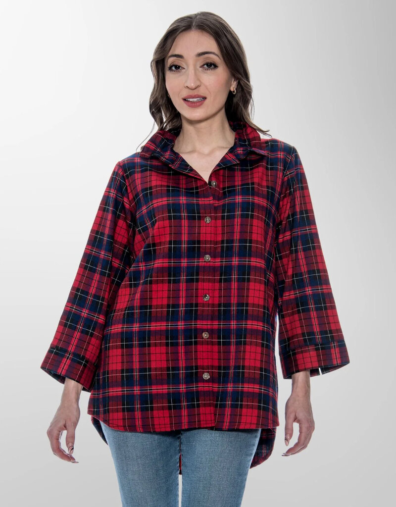 Toofan Checkered Long Sleeve Top