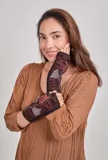 Windhorse Tulip Embroidered Cotton Handwarmers