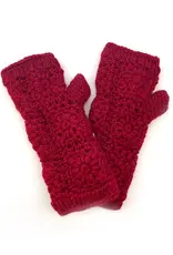 Windhorse Floral Crochet Handwarmer