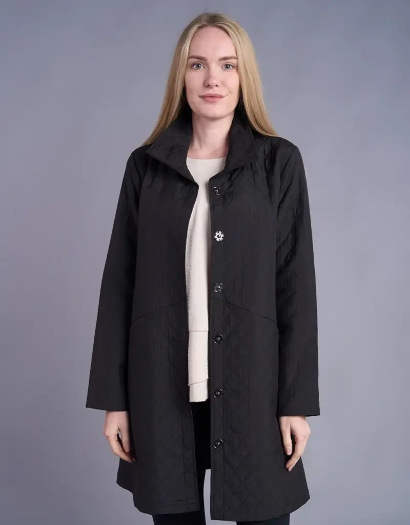 Shana Apparel Long Quilted Jacket
