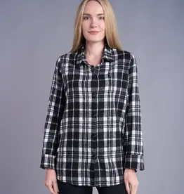 Shana Apparel Flannel Top