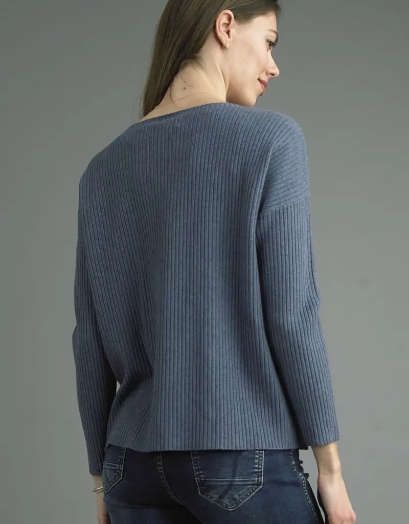 Tempo Paris Ribbed Pocket Top