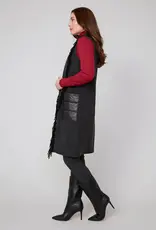 Renuar Brush Knit Fringe Vest