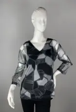 Tango Mango Mesh Overlay Top