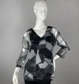 Tango Mango Mesh Overlay Top