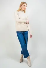 Lisette L Amelia Denim 26 Inch Wide Crop Pick Stitch Hem Jeans