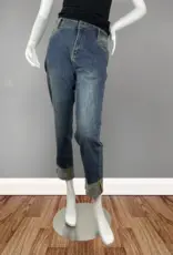 Lisette L Boho Pattern Cuff Jeans