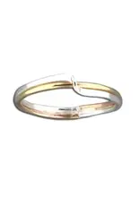 Mark Steel Crimp Band Ring