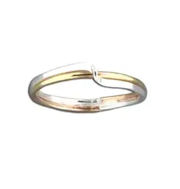 Mark Steel Crimp Band Ring