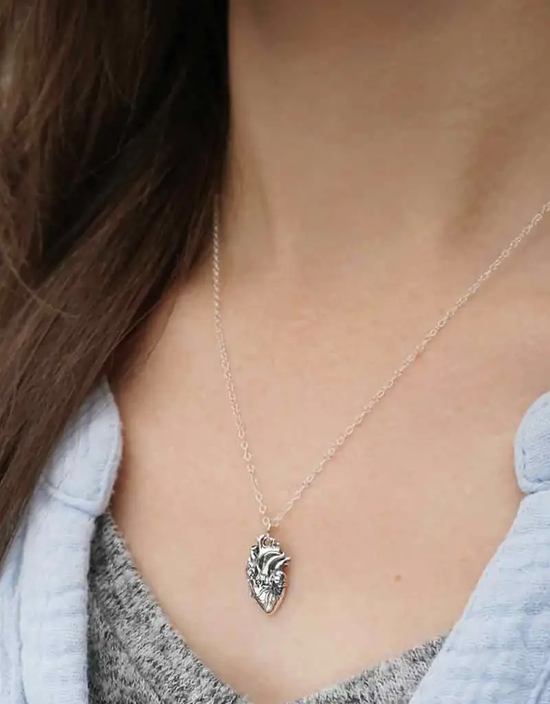 Nina Designs Anatomical Heart Necklace