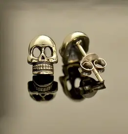 Nina Designs Skull Post Earrings