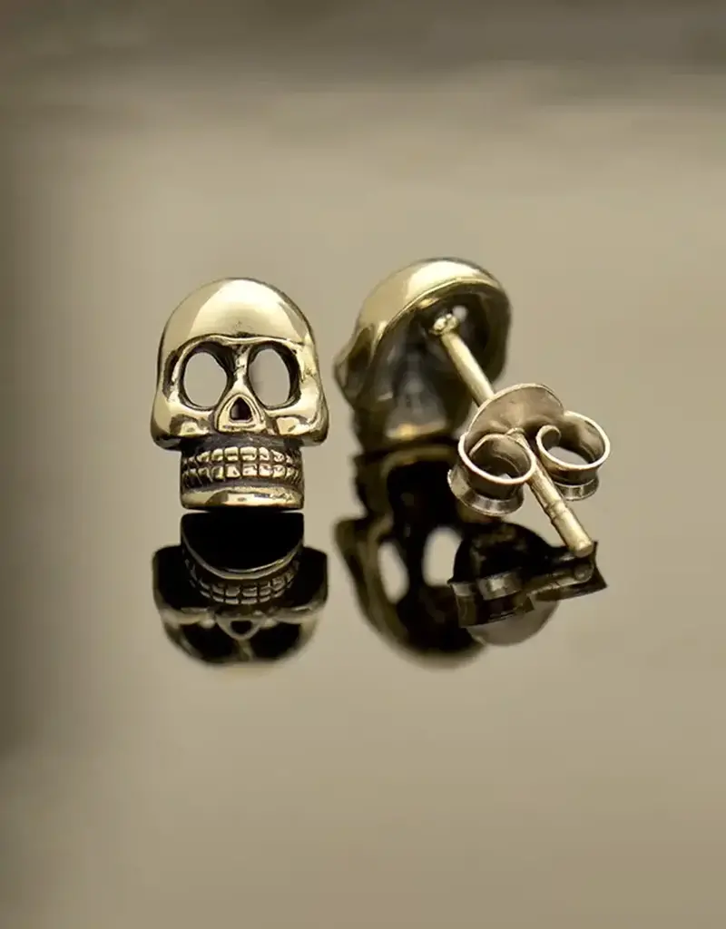 Nina Designs Skull Post Earrings