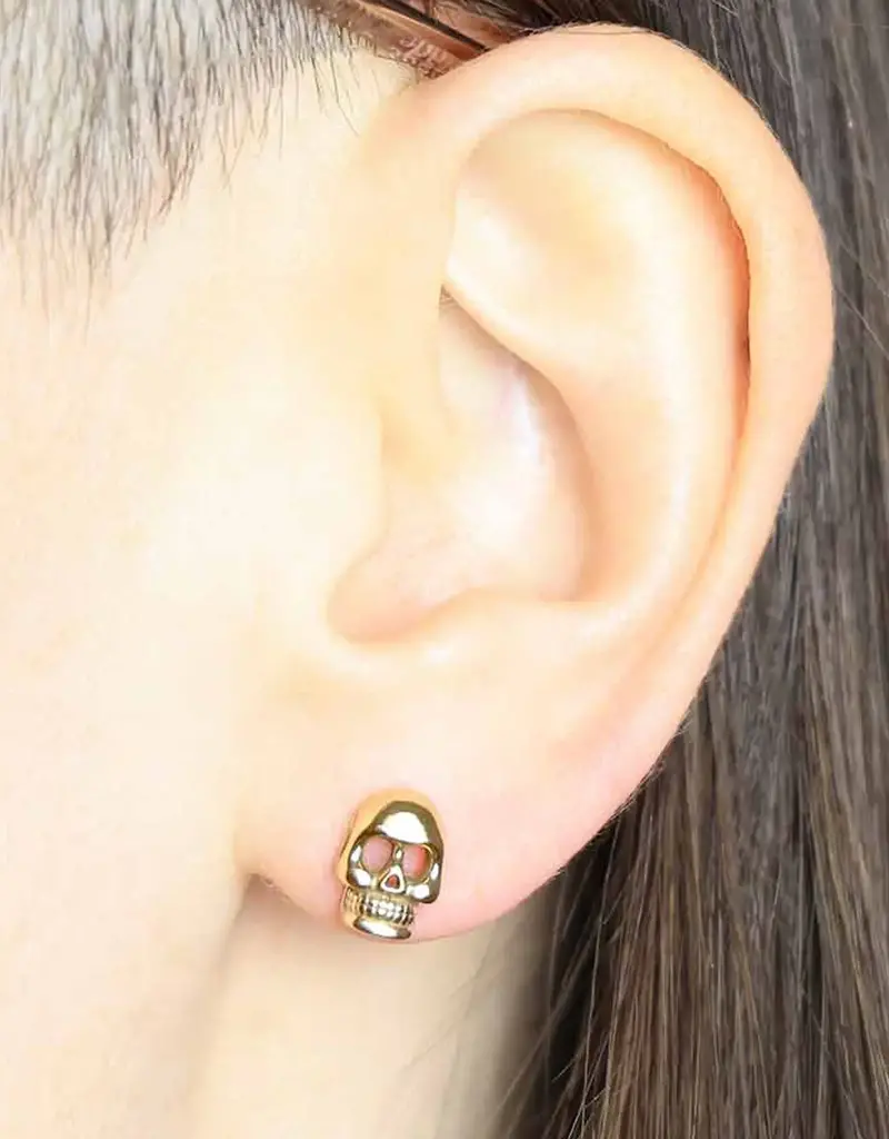 Nina Designs Skull Post Earrings