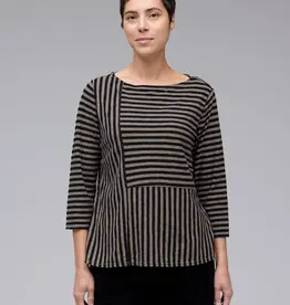 Cut Loose Patch Aline Boatneck Top