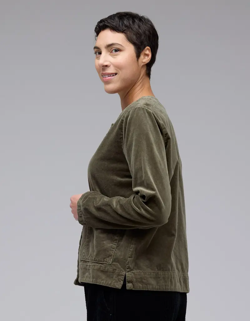 Cut Loose Long Sleeve Cropped Jacket