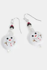 Whispers Cheerful Snowman Earrings