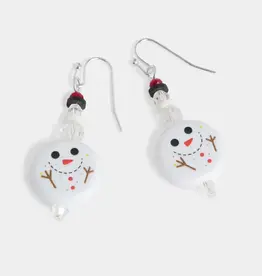 Whispers Cheerful Snowman Earrings