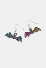 Whispers Iridescent Bat Earrings