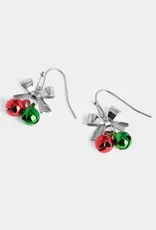 Whispers Jingle Bow Dangle Earrings