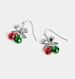 Whispers Jingle Bow Dangle Earrings