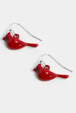 Whispers Red Cardinal Earrings