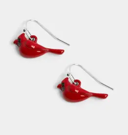 Whispers Red Cardinal Earrings