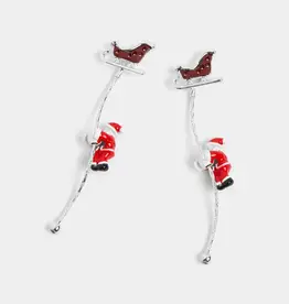 Whispers Santa Sleigh Earrings