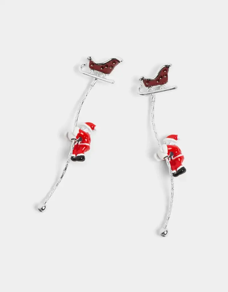 Whispers Santa Sleigh Earrings