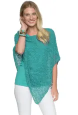 Lost River Popcorn Knit Poncho