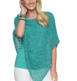 Lost River Popcorn Knit Poncho