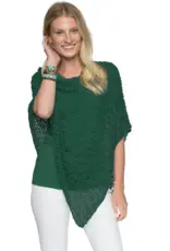 Lost River Popcorn Knit Poncho
