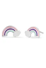 Boma Rainbow and Cloud Stud Earrings