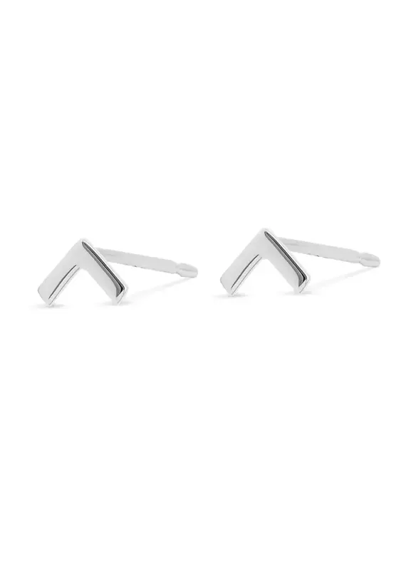 Boma Belle Chevron Stud Earrings