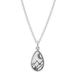 Boma Mountain Landscape Necklace