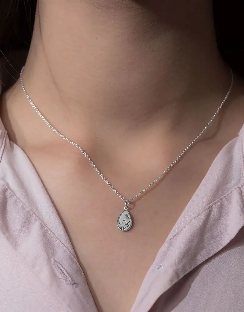 Boma Mountain Landscape Necklace